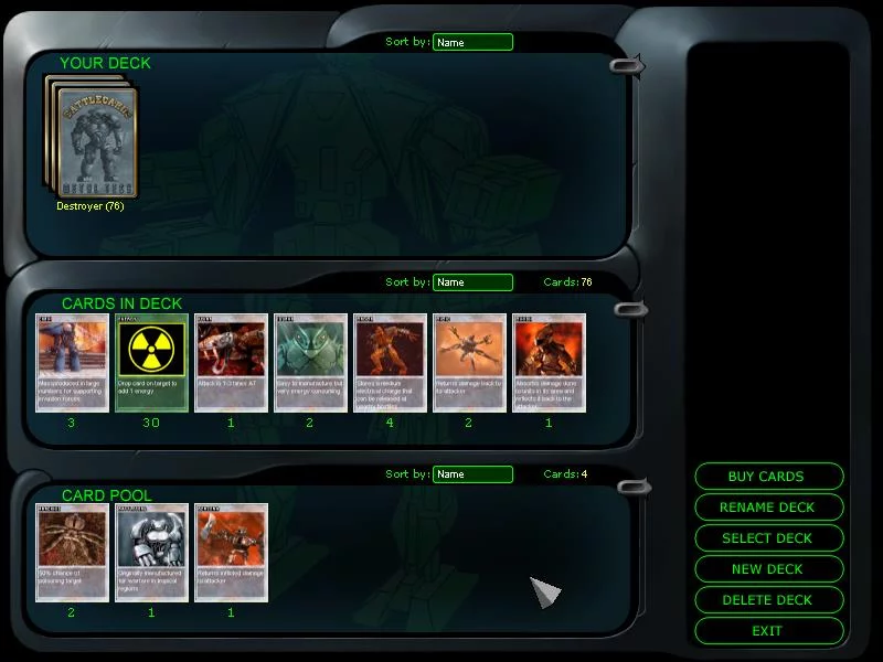 Изображение игры: BattleCards: Cybots