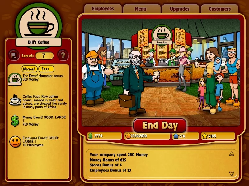 Изображение игры: Coffee Tycoon