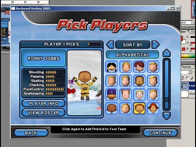 Изображение игры: Backyard Hockey 2005