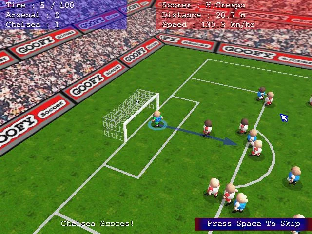 Изображение игры: GOOFY Soccer