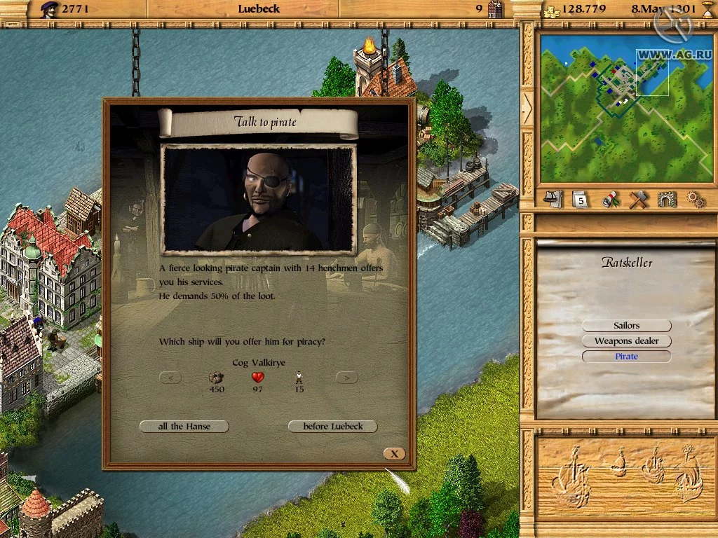 Изображение игры: Patrician 3: The Rise of the Hanse