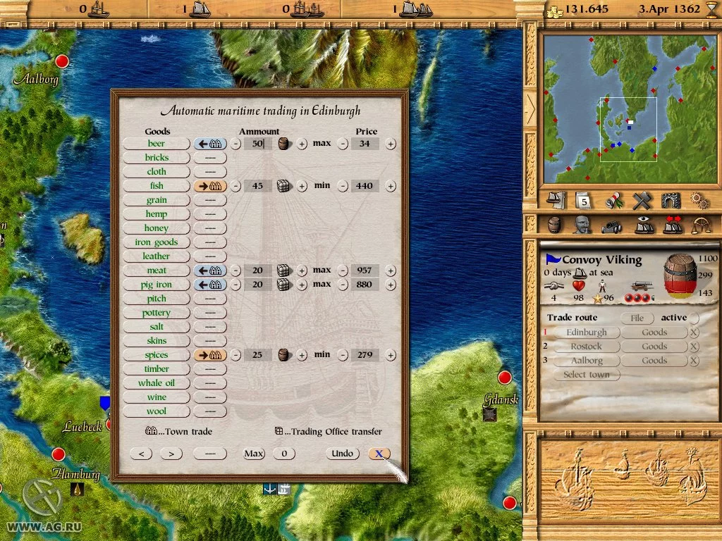 Изображение игры: Patrician 3: The Rise of the Hanse