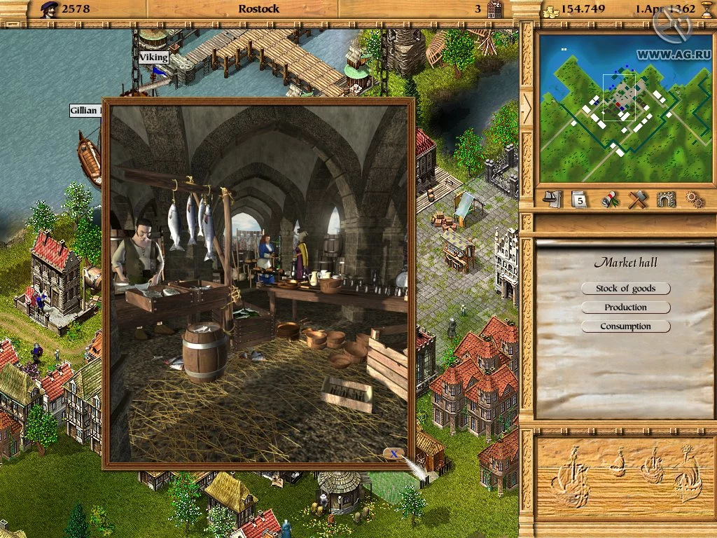 Изображение игры: Patrician 3: The Rise of the Hanse