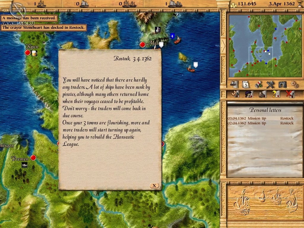 Изображение игры: Patrician 3: The Rise of the Hanse
