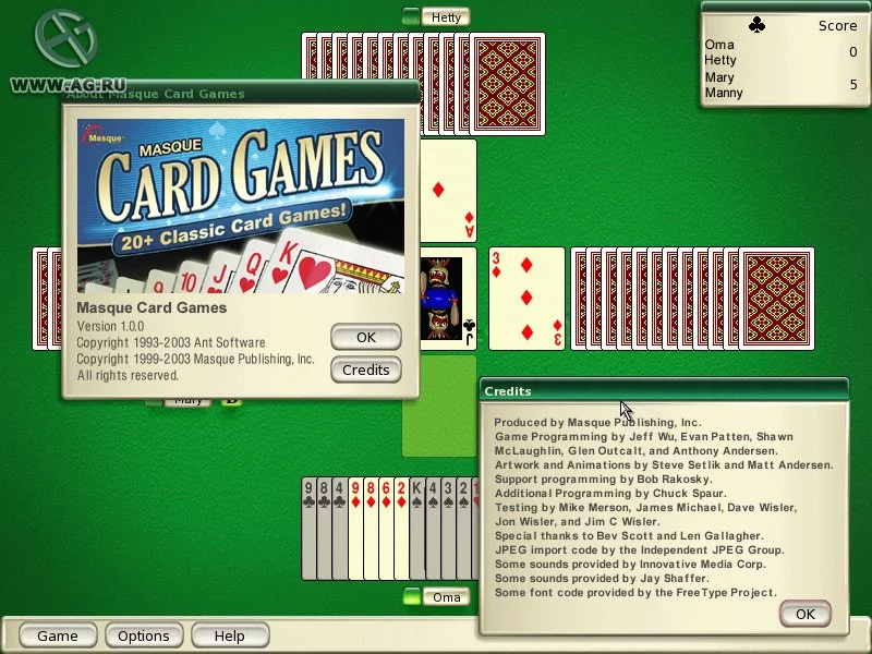 Изображение игры: Masque Card Games