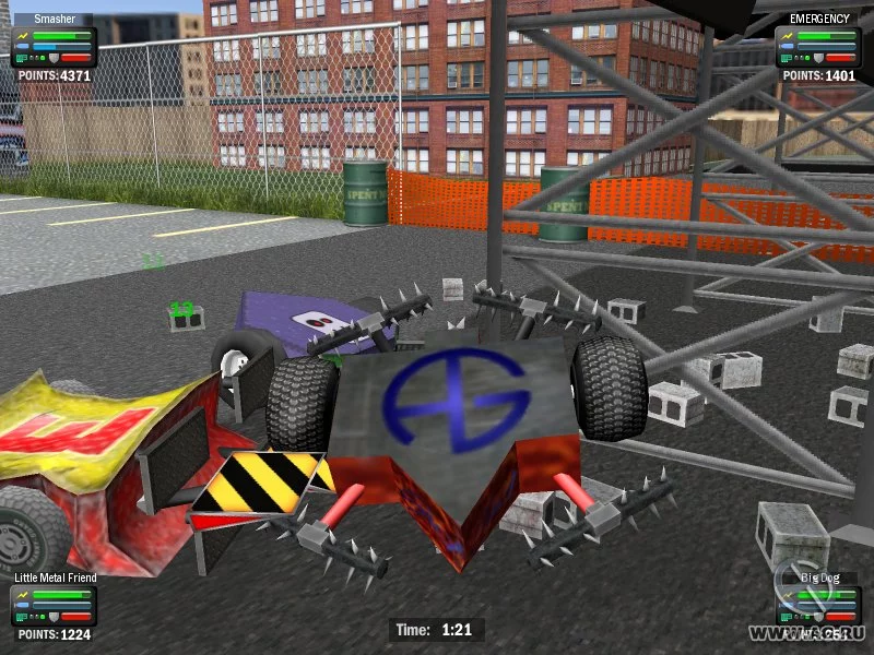 Изображение игры: Robot Arena: Design & Destroy