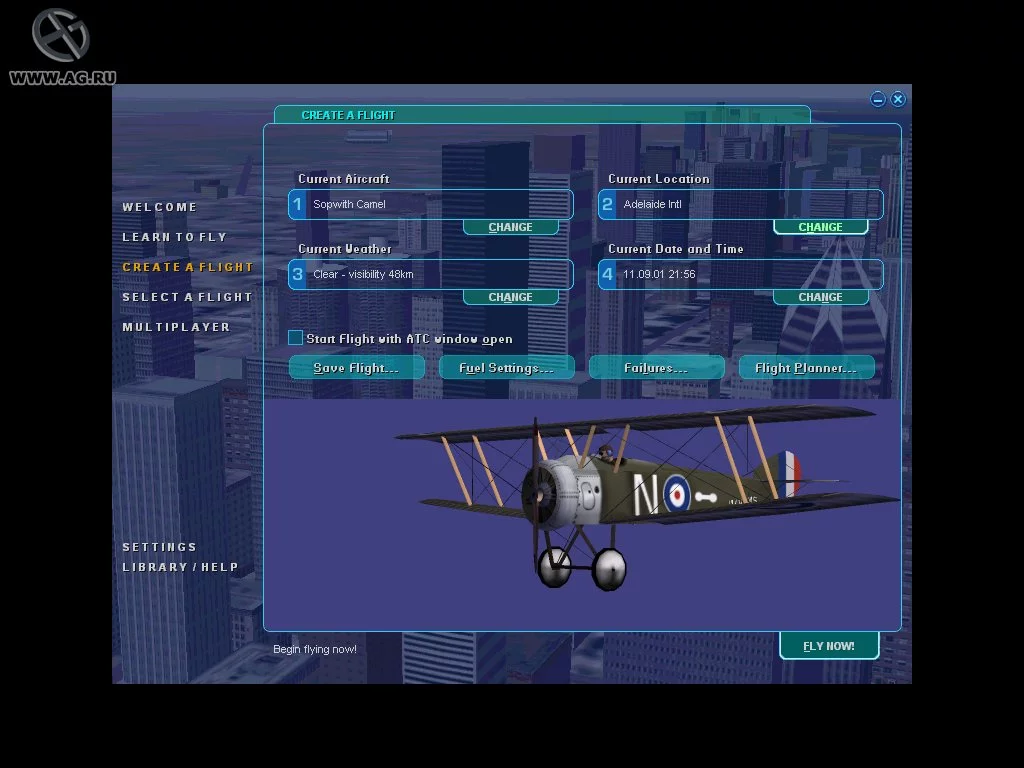 Изображение игры: Flight Downunder 2002