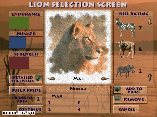 Изображение игры: Lion
