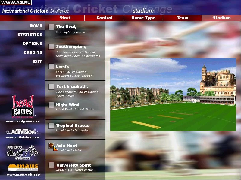 Изображение игры: International Cricket Challenge