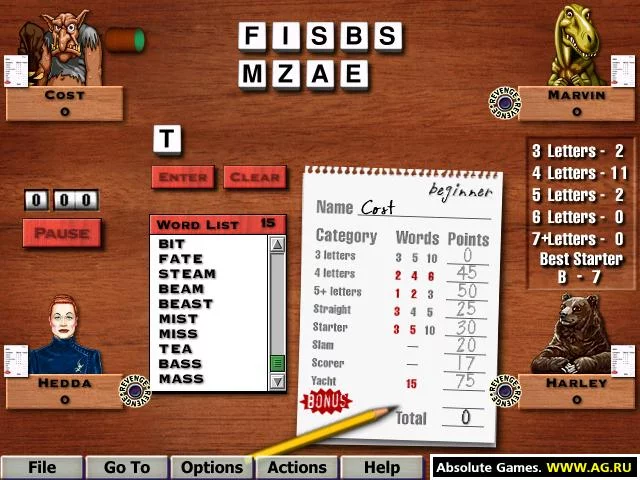 Изображение игры: Hoyle Games 2003