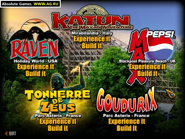 Изображение игры: World's Greatest Coasters 3D
