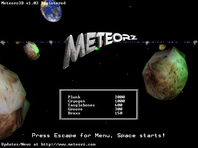 Изображение игры: Meteorz 3D