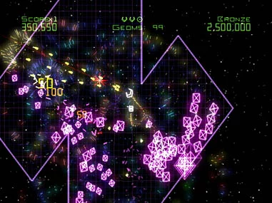 Изображение игры: Geometry Wars: Galaxies