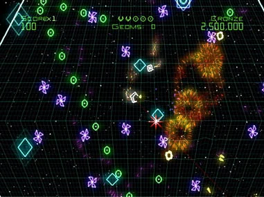 Изображение игры: Geometry Wars: Galaxies