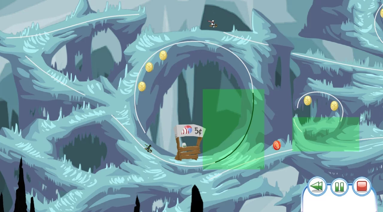 Изображение игры: Line Rider 2: Unbound