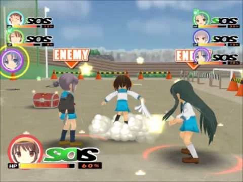 Изображение игры: Suzumiya Haruhi no Chourantou