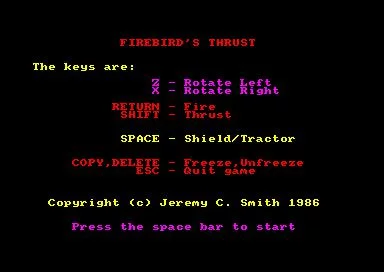 Изображение игры: Thrust