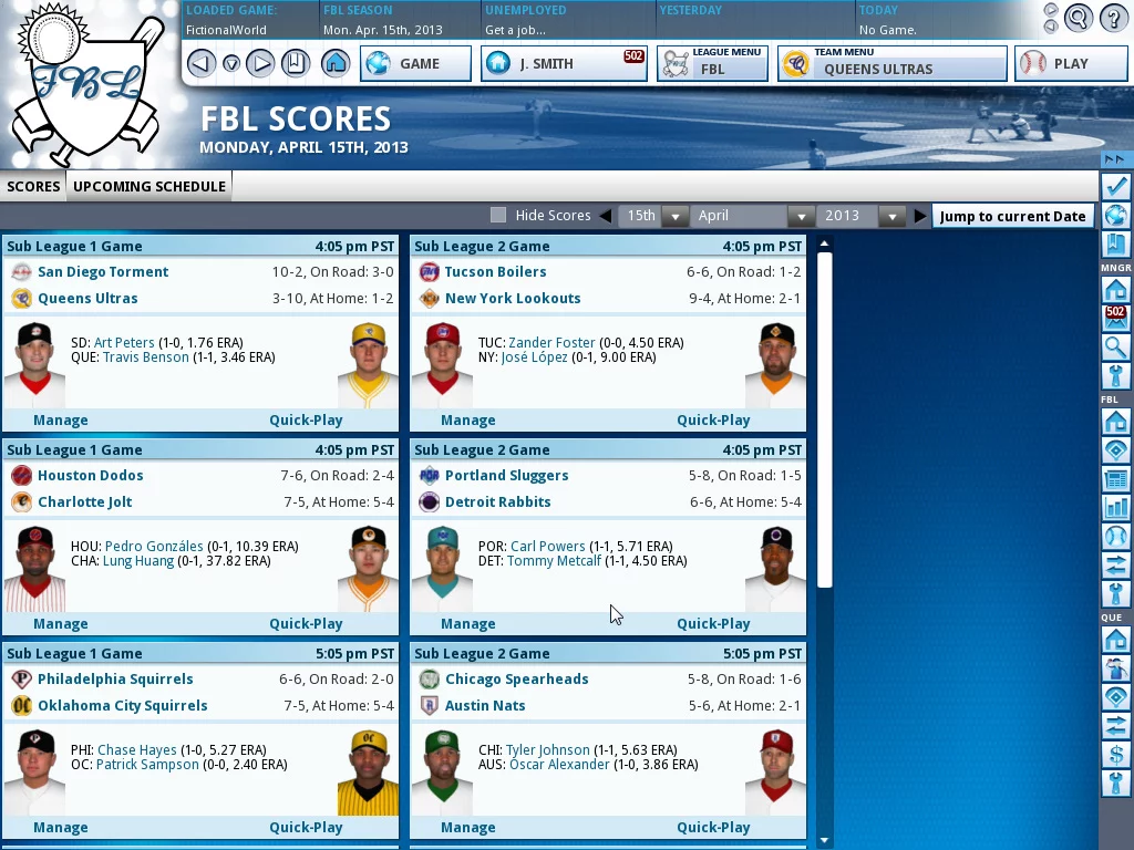 Изображение игры: Out of the Park Baseball 13
