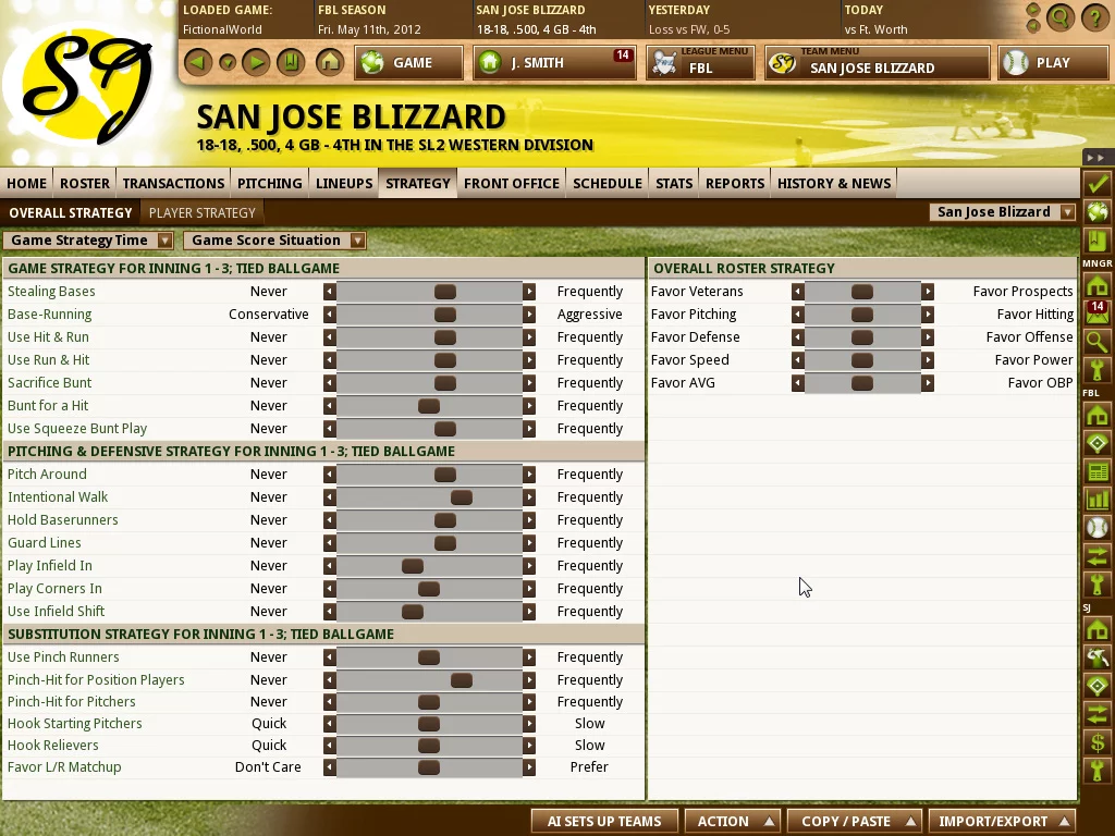 Изображение игры: Out of the Park Baseball 13