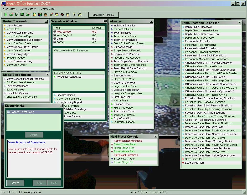 Изображение игры: Front Office Football 2004