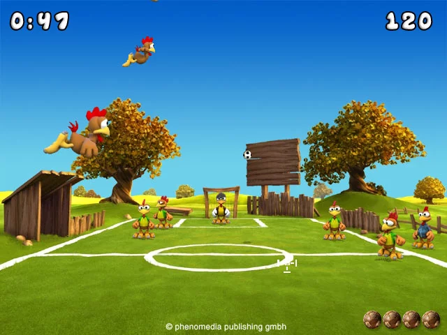 Изображение игры: Moorhuhn Soccer