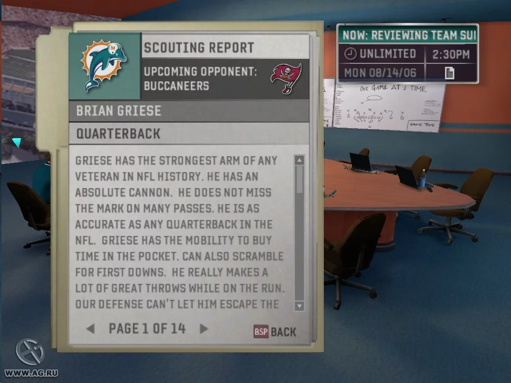 Изображение игры: NFL Head Coach