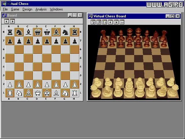 Изображение игры: Virtual Chess for Windows