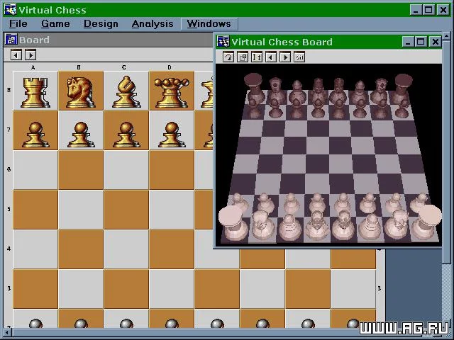 Изображение игры: Virtual Chess for Windows