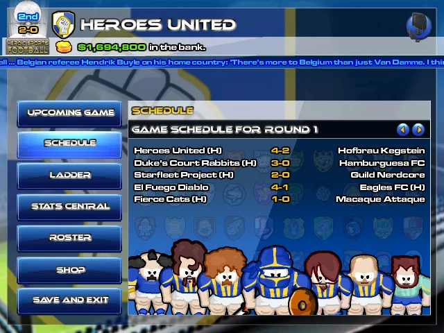Изображение игры: Heroic Sports Football
