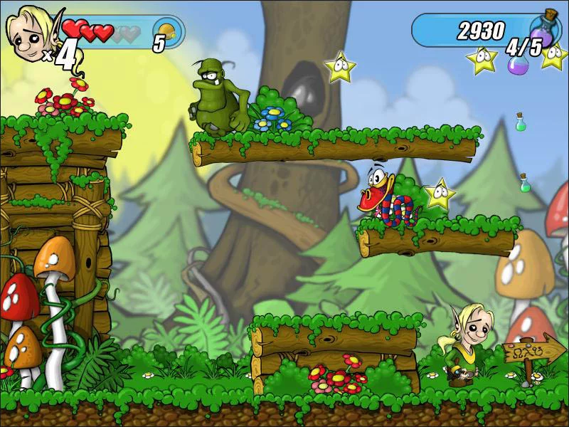 Изображение игры: Elf: Crazy Adventures