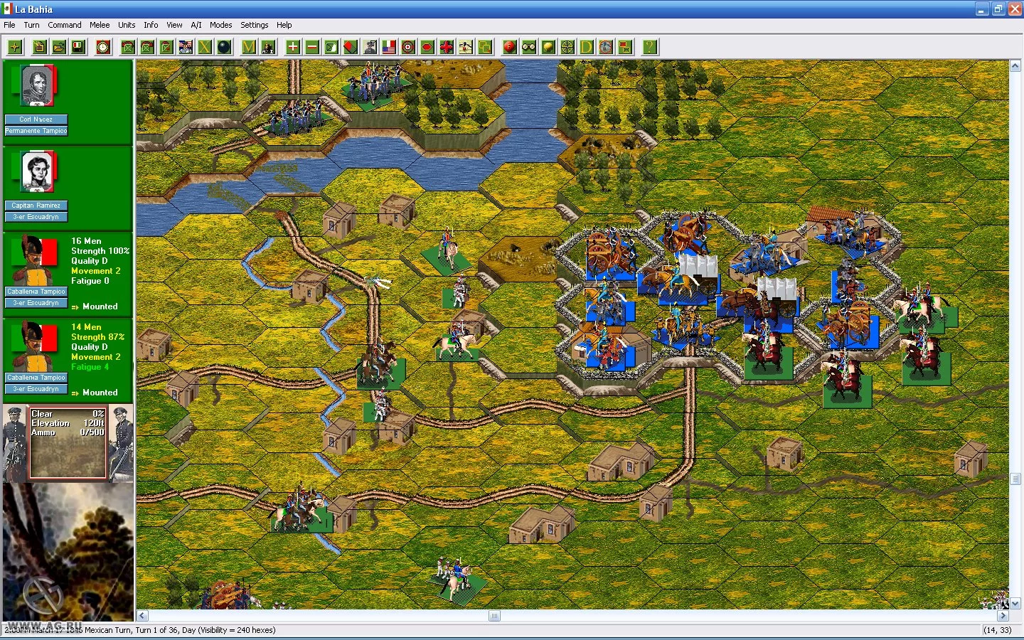 Изображение игры: The Age of Rifle & Musket: The Mexican-American War