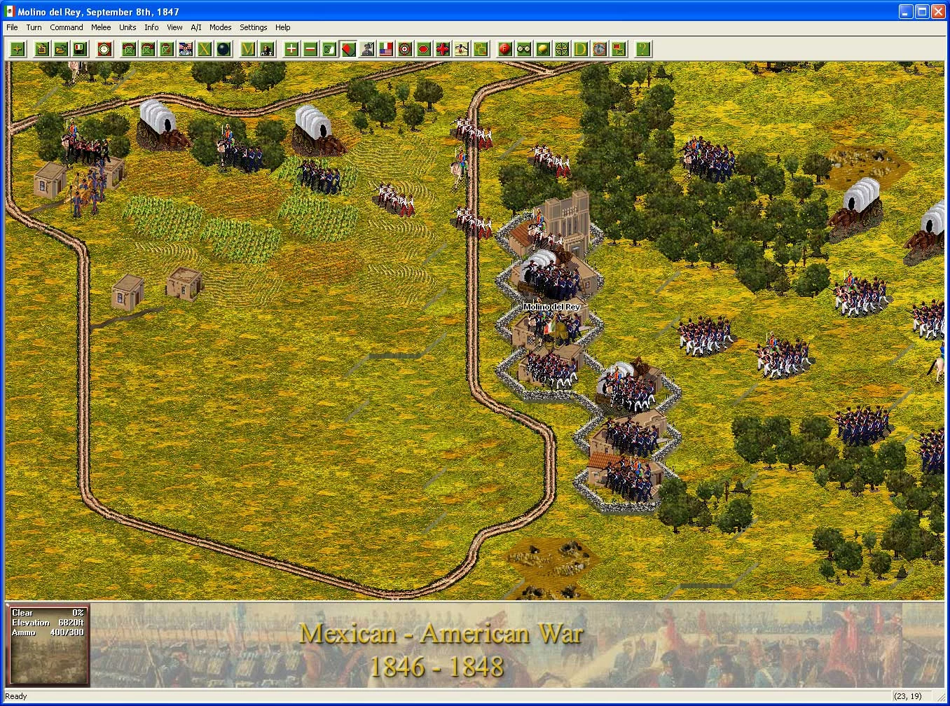 Изображение игры: The Age of Rifle & Musket: The Mexican-American War