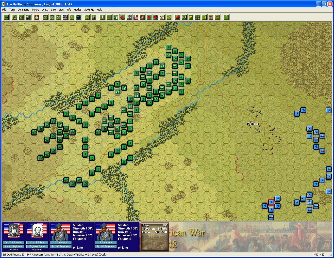 Изображение игры: The Age of Rifle & Musket: The Mexican-American War