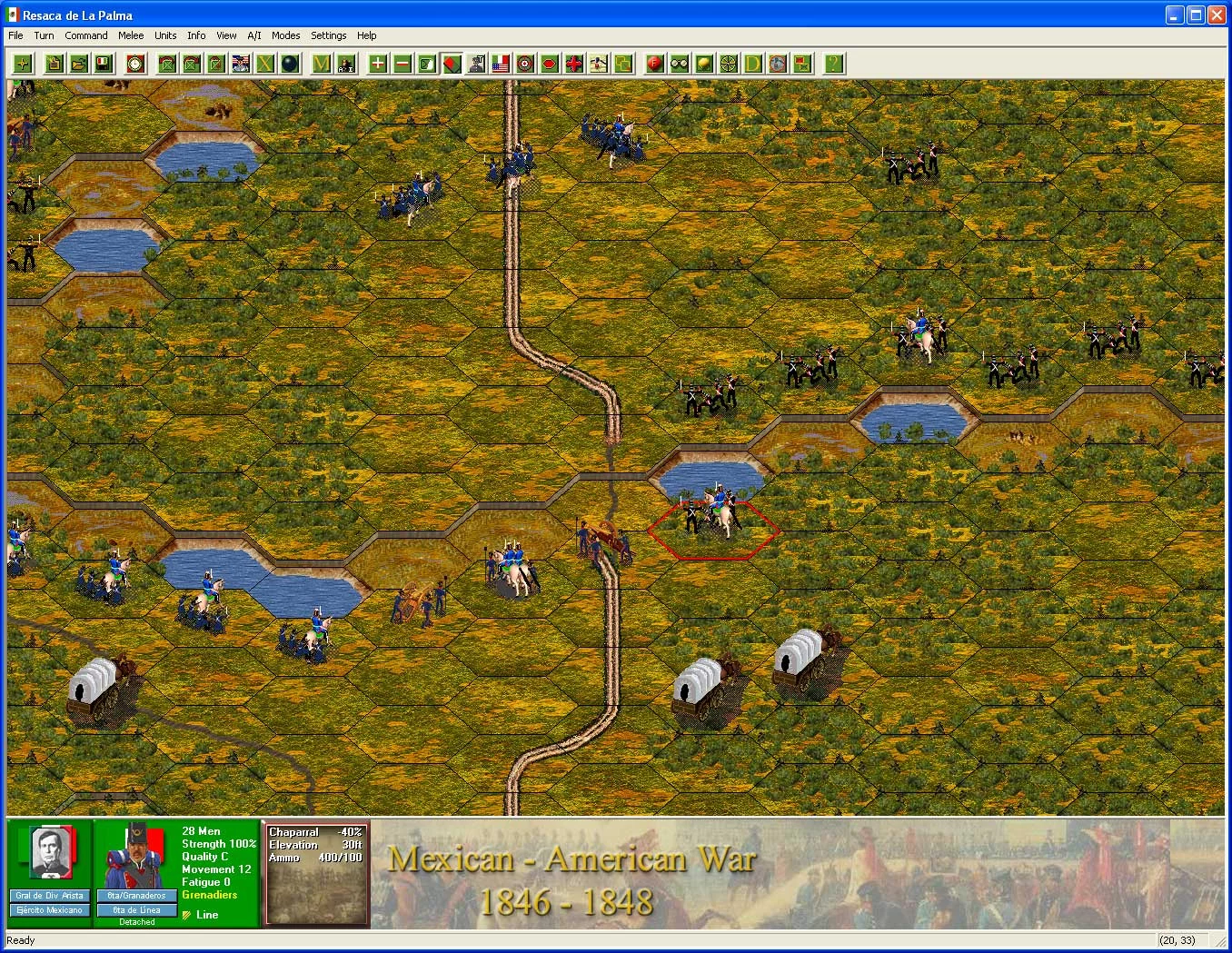 Изображение игры: The Age of Rifle & Musket: The Mexican-American War