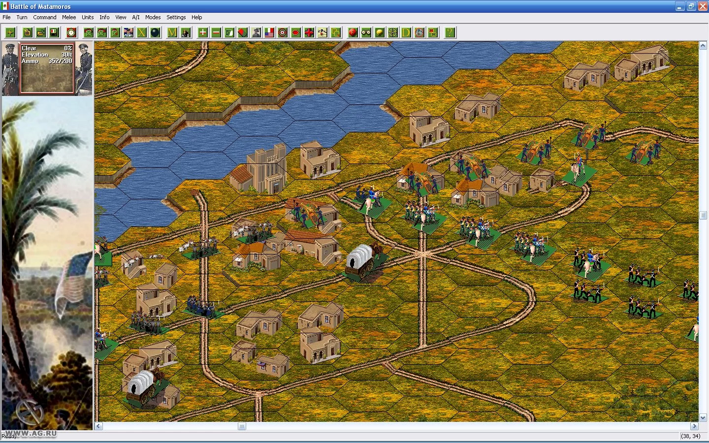 Изображение игры: The Age of Rifle & Musket: The Mexican-American War