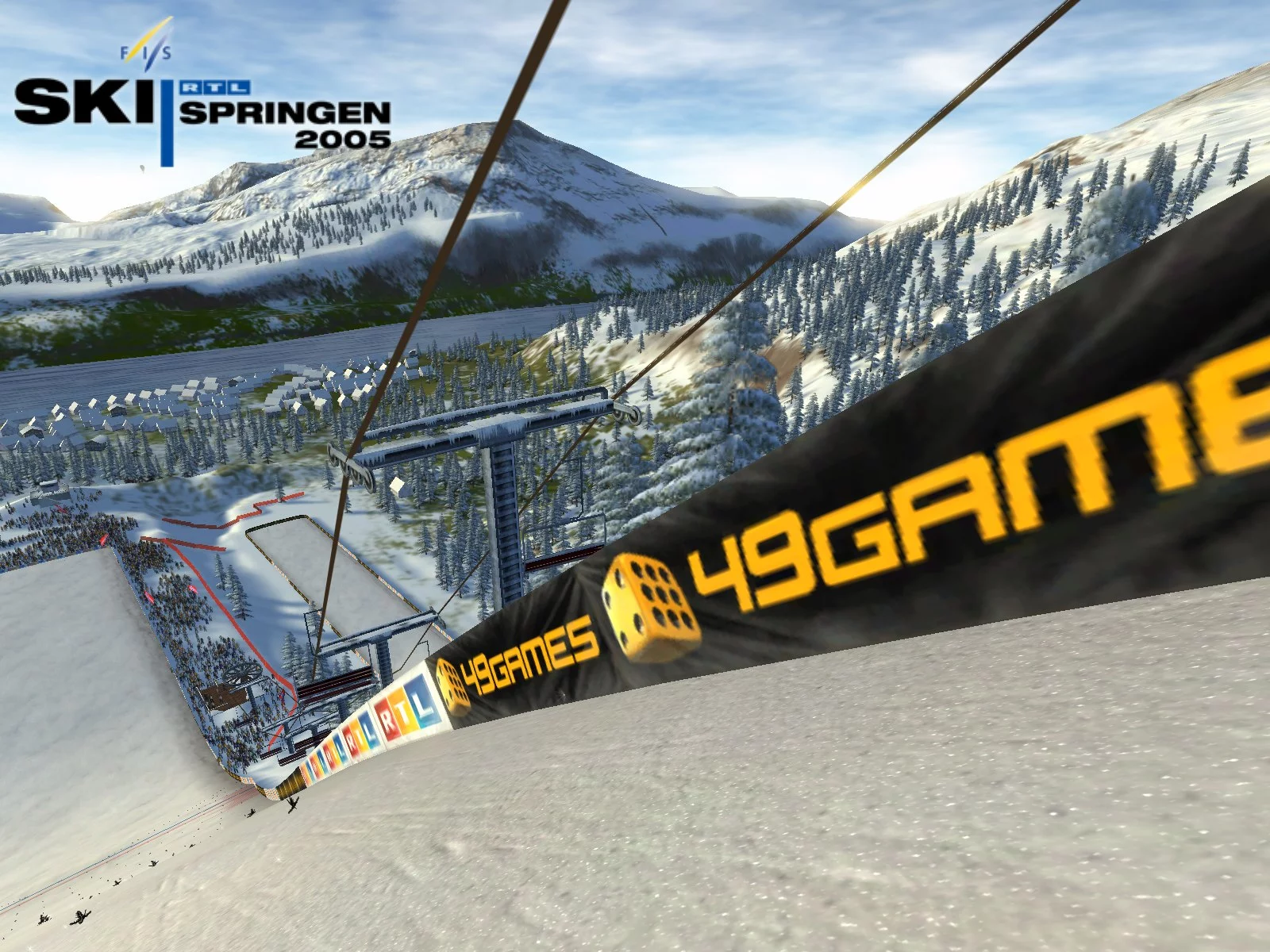 Изображение игры: RTL Ski Jumping 2005