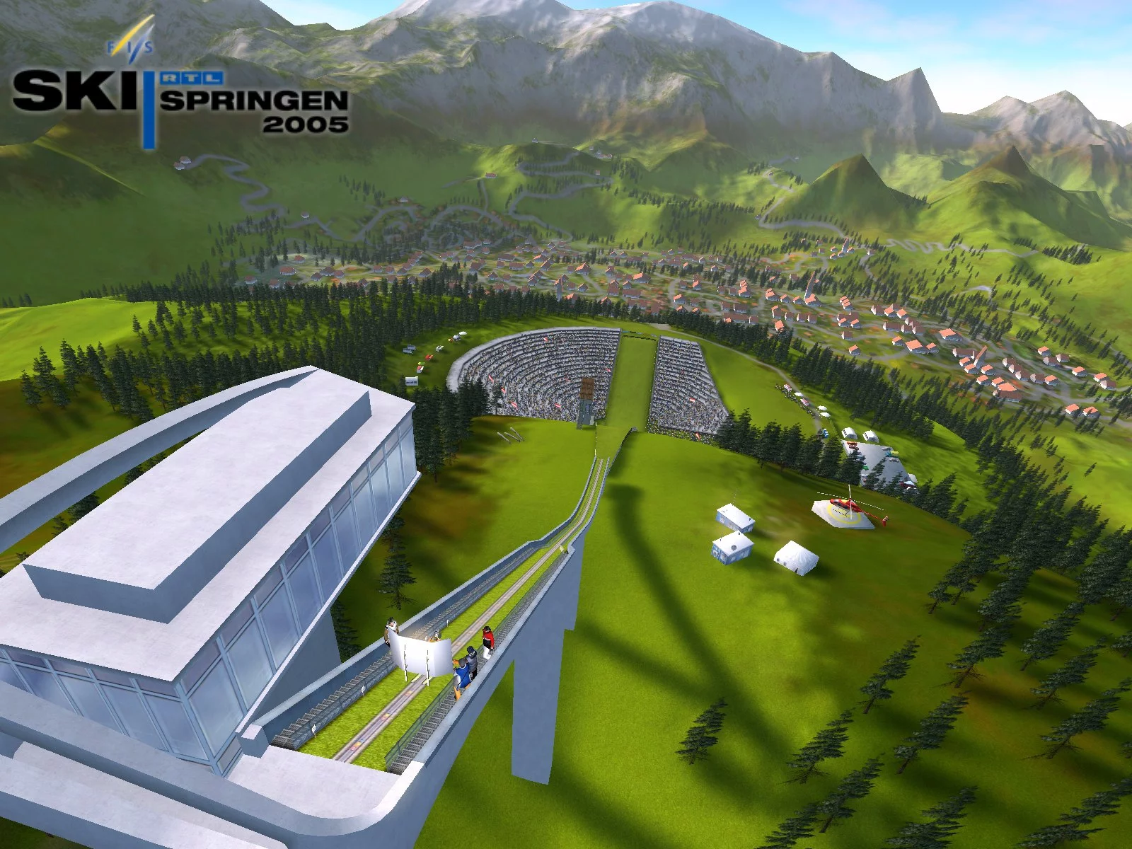 Изображение игры: RTL Ski Jumping 2005