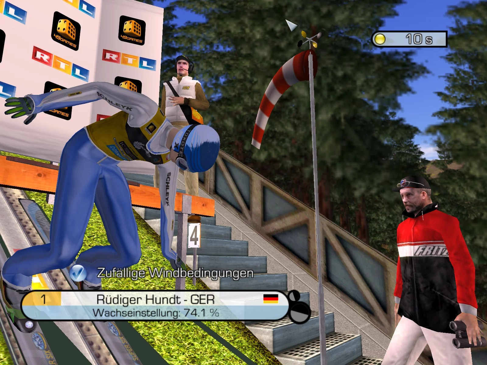 Изображение игры: RTL Ski Jumping 2005