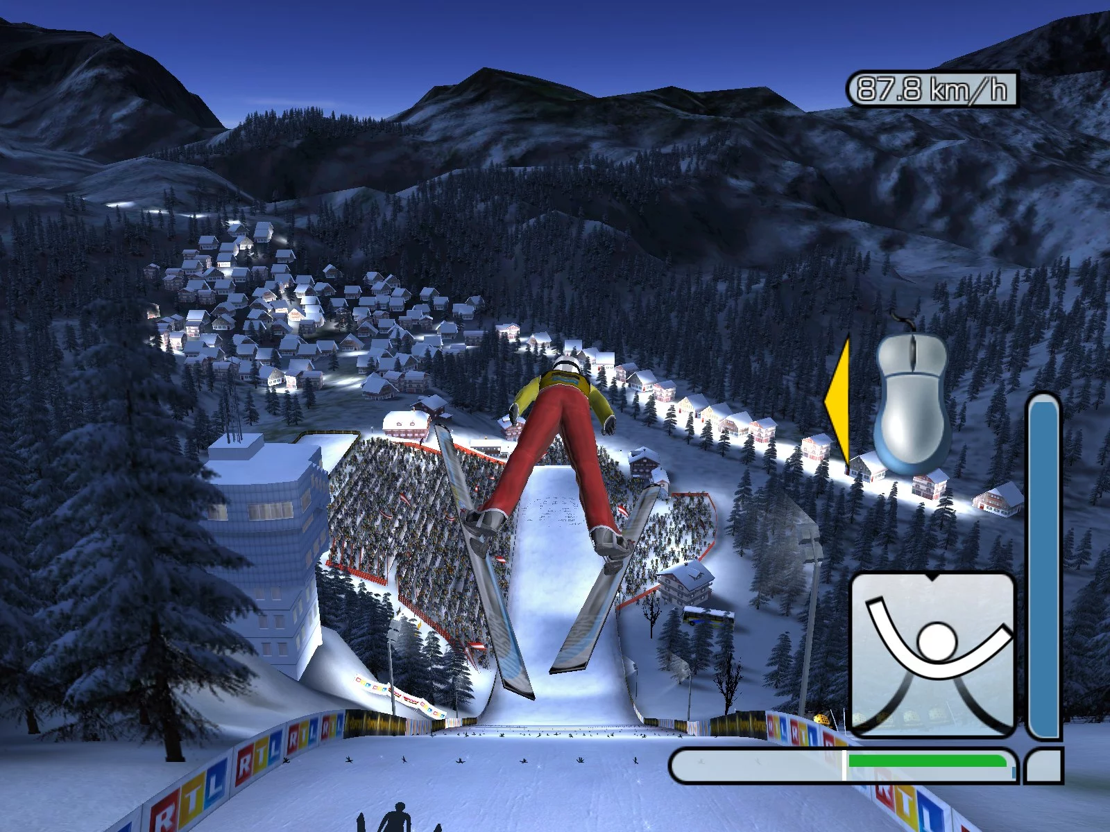 Изображение игры: RTL Ski Jumping 2005