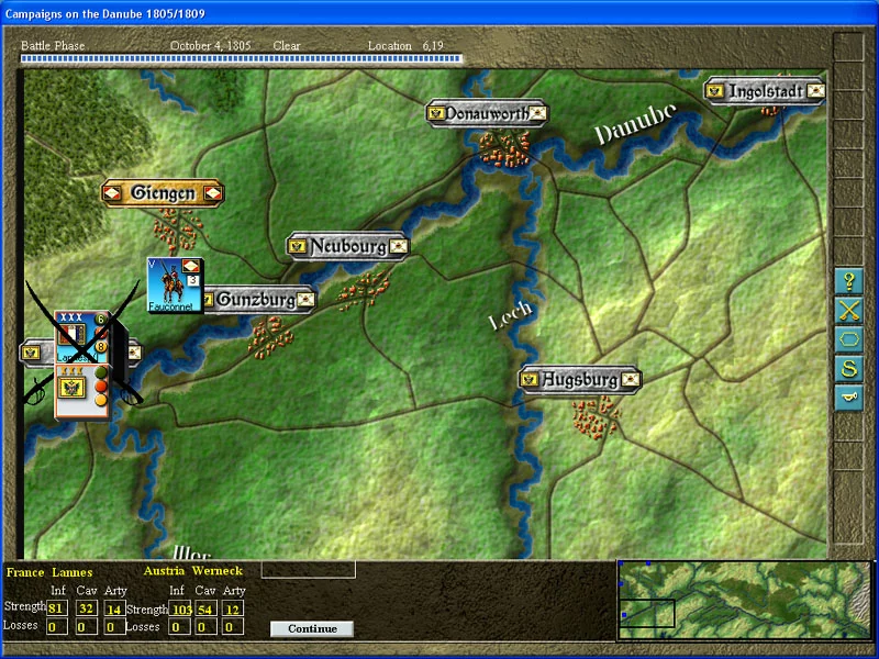 Изображение игры: The Campaigns on the Danube 1805/1809