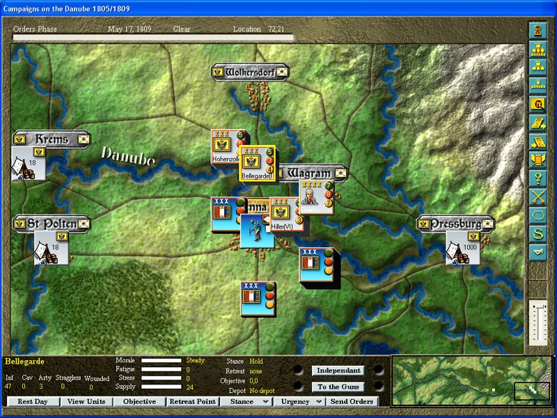 Изображение игры: The Campaigns on the Danube 1805/1809