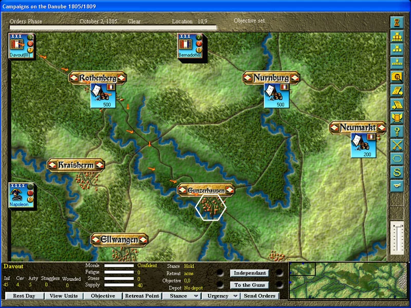 Изображение игры: The Campaigns on the Danube 1805/1809
