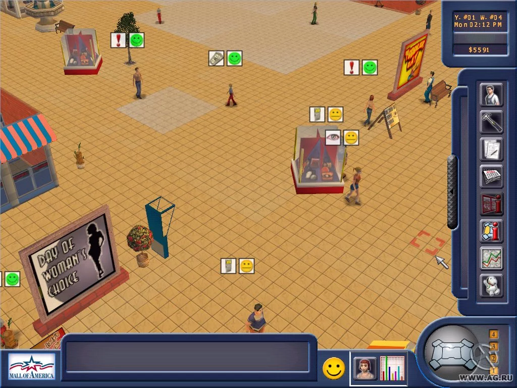 Изображение игры: Mall of America Tycoon