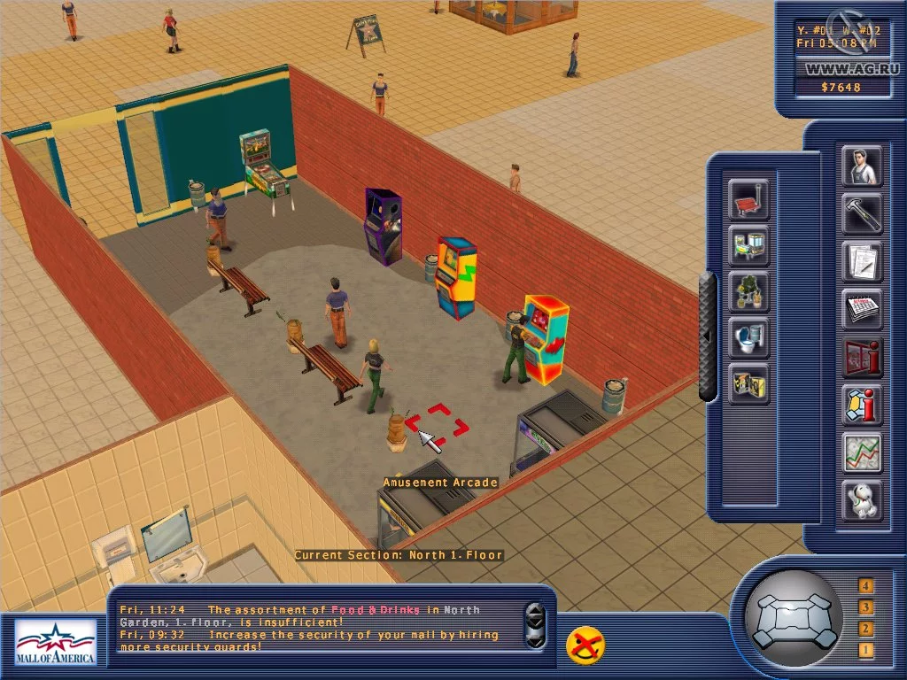 Изображение игры: Mall of America Tycoon