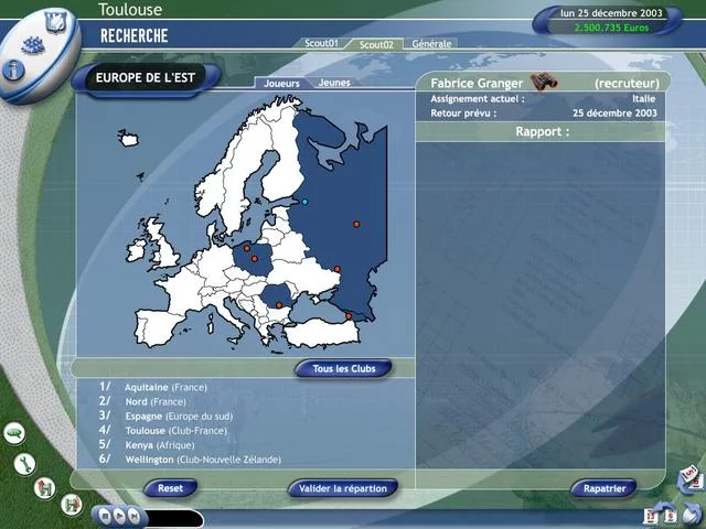 Изображение игры: Pro Rugby Manager 2004