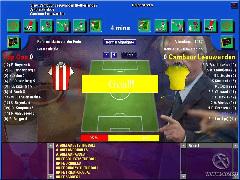 Изображение игры: Football Masters 2002/03