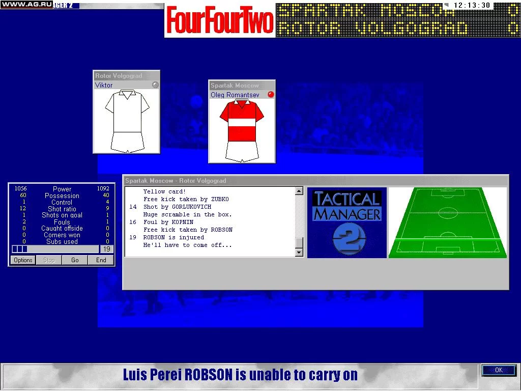 Изображение игры: Tactical Manager 2