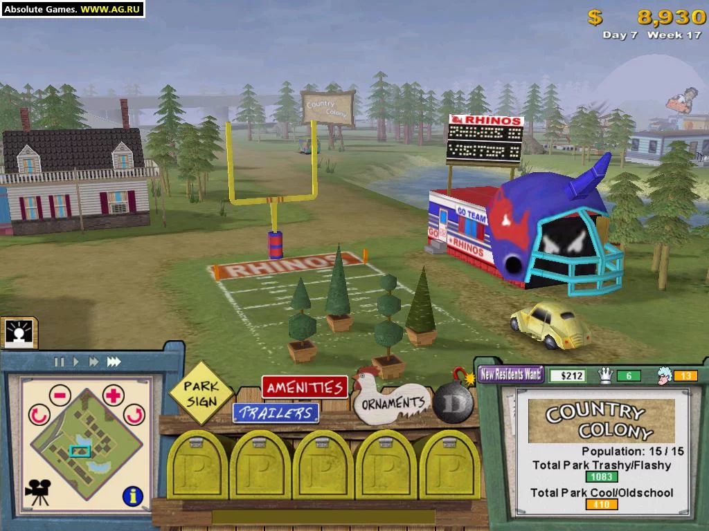 Изображение игры: Trailer Park Tycoon