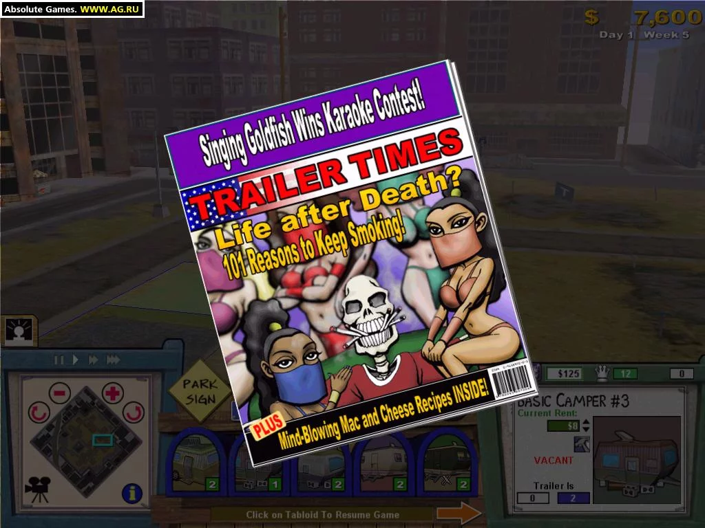 Изображение игры: Trailer Park Tycoon