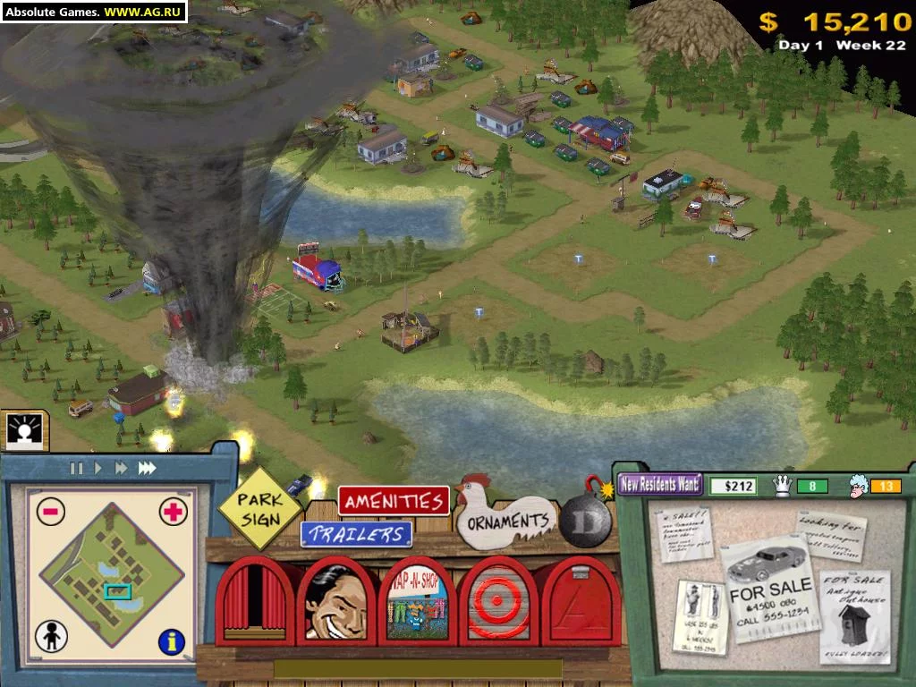 Изображение игры: Trailer Park Tycoon